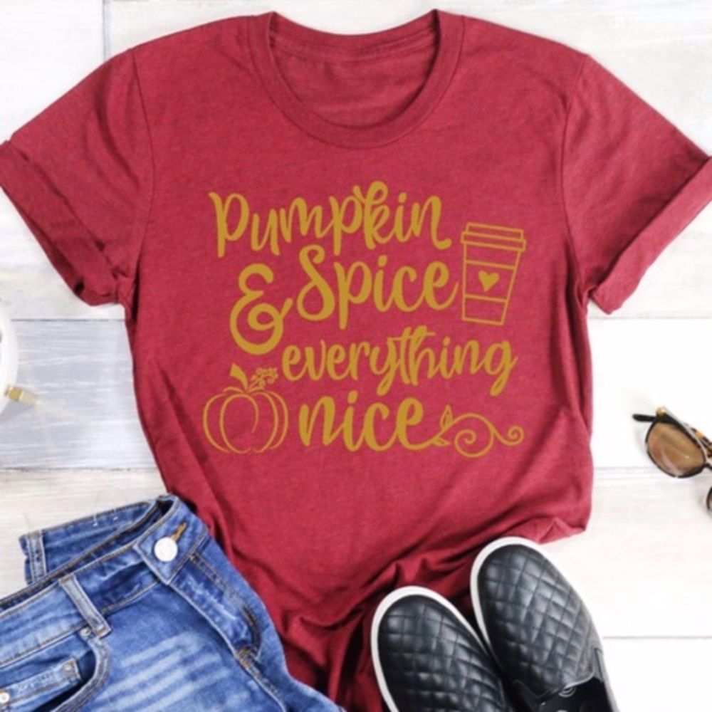 Autumn Skies Graphic fall tee - Picture 2 of 2